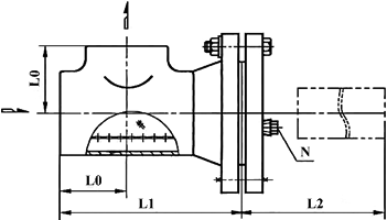 側(cè)流式T型過(guò)濾器結(jié)構(gòu)示意圖